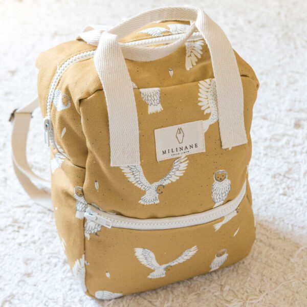 Kids Backpack Owl Ambre Noe - Milinane - Image 2