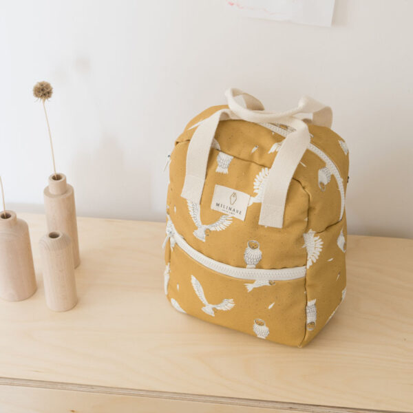 Kids Backpack Owl Ambre Noe - Milinane - Image 3